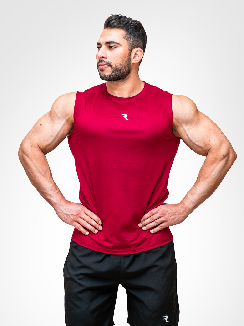 Reborn Rise Muscle Tank – Red